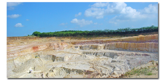 廣西合浦縣-高嶺土探明儲量達(dá)1.8億噸，