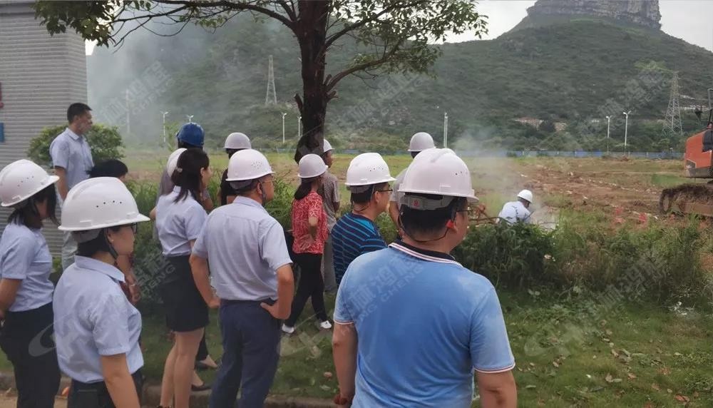 桂林鴻程機(jī)電設(shè)備有限公司廠區(qū)2#生產(chǎn)廠房開工大吉！