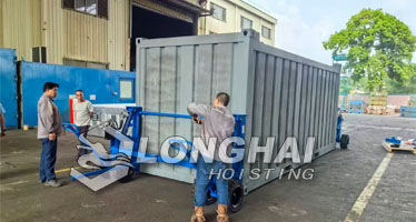 輪式集裝箱搬運系統使用案例一