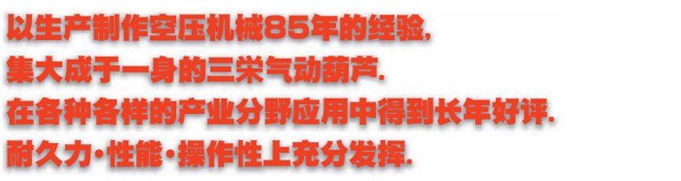 GLX三榮氣動葫蘆介紹 GLX三榮氣動葫蘆介紹