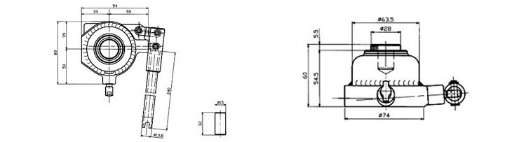 迷你型油壓千斤頂尺寸圖 迷你型油壓千斤頂尺寸圖