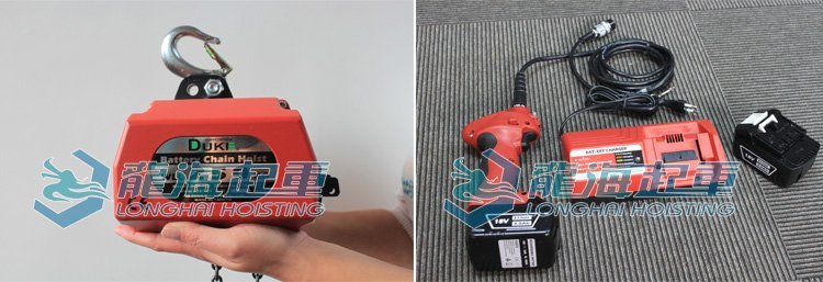 DUKE充電式環鏈電動葫蘆圖片